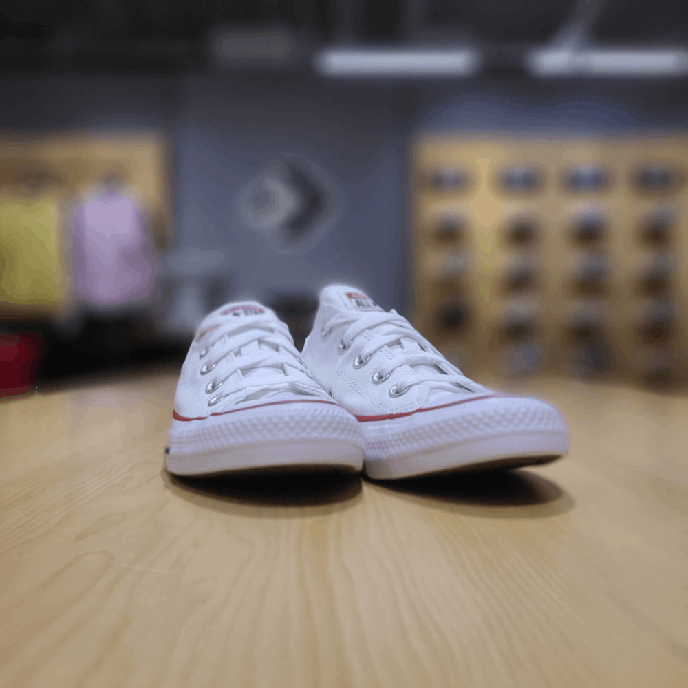 商品【预售商品15天发货】 Converse|【韩国直邮|包邮包税】匡威 CHUNK TAYLOR ALL STAR LOW Optical 白色 帆布鞋 M7652C,价格¥448,第3张图片详细描述