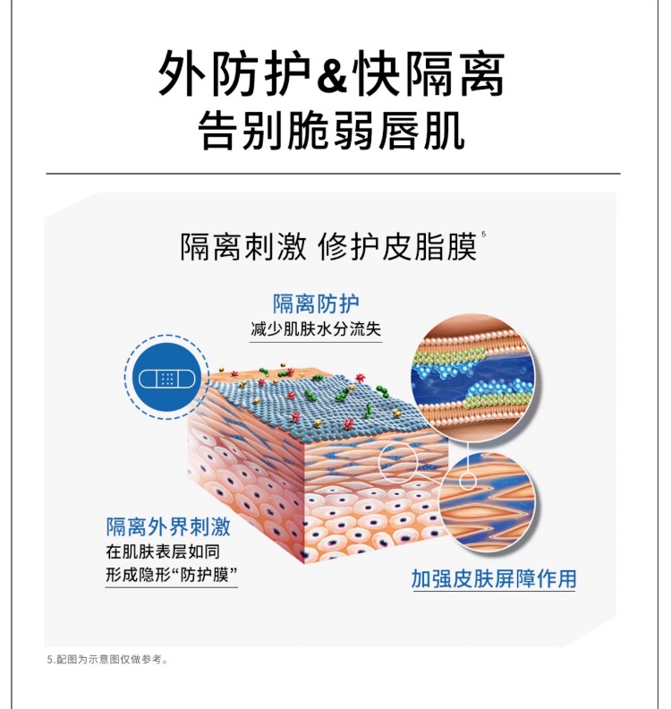 商品Uriage|Uriage依泉舒缓修复润唇膏15ml 防干裂修护受损 1支装 预售1-3个工作日,价格¥97,第5张图片详细描述