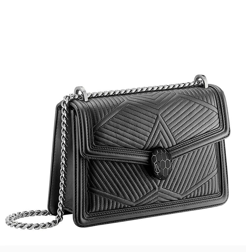商品[国内直发] BVLGARI|BVLGARI 黑色女士单肩包 287371,价格¥18272,第5张图片详细描述