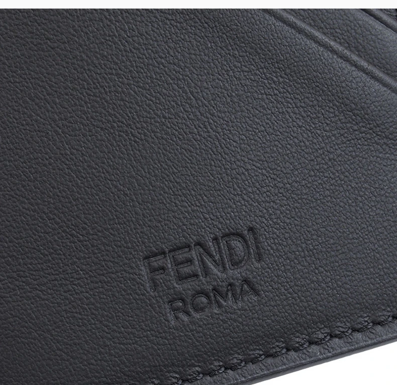 商品Fendi|Fendi 芬迪 男士黑色钱包 7M0270-A9ZA-F0R2A,价格¥1577,第7张图片详细描述