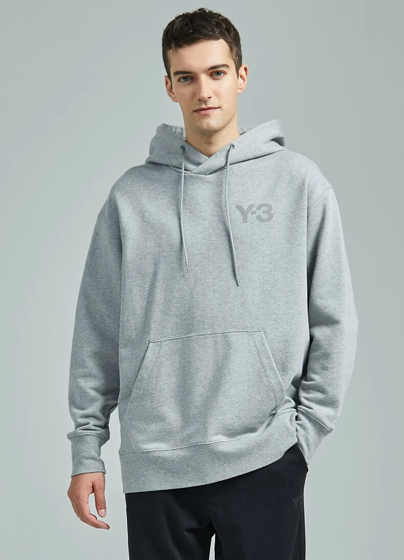 商品[国内直发] Y-3|Y-3 灰色男士卫衣/帽衫 GV4199,价格¥1284,第1张图片详细描述