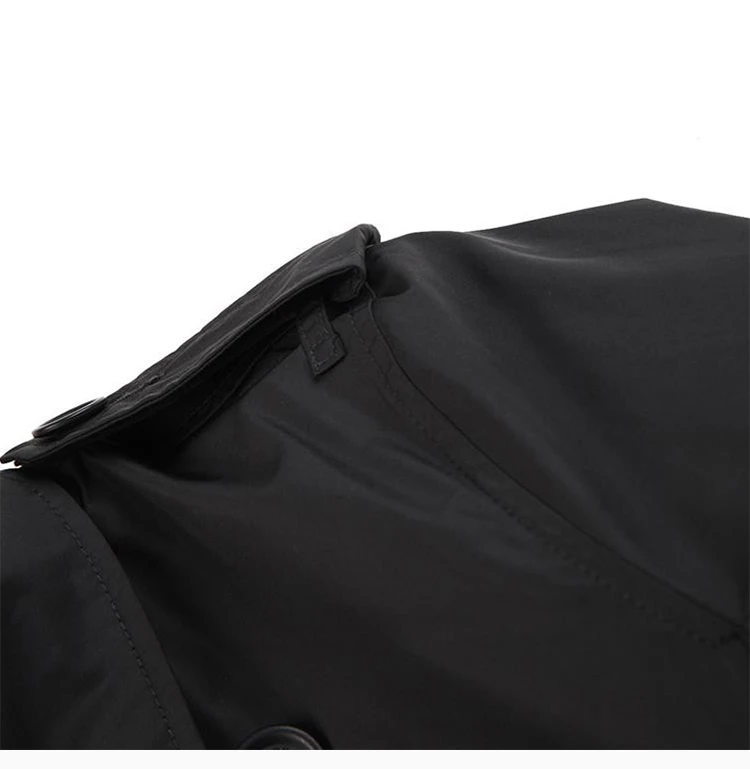 商品Burberry|Burberry 博柏利 黑色男士风衣 3914967,价格¥5015,第25张图片详细描述