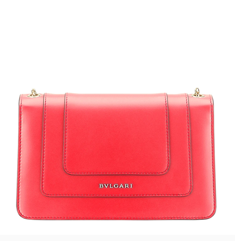 商品[国内直发] BVLGARI|BVLGARI 宝格丽 女士红色牛皮挎包 287925,价格¥14535,第6张图片详细描述