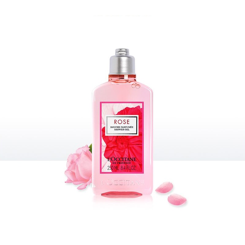 商品L'Occitane|欧舒丹2022限量玫瑰之心套装 沐浴露250ml+香水75ml,价格¥507,第4张图片详细描述