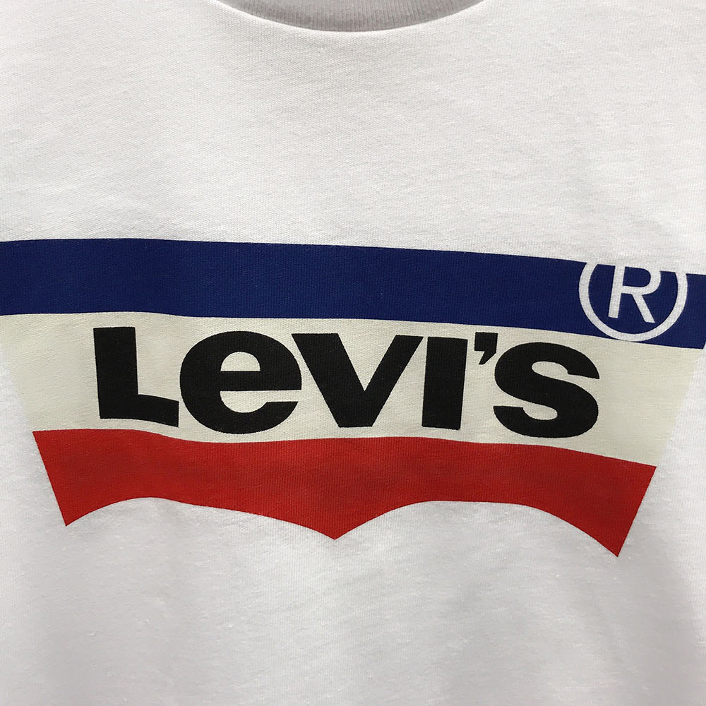 商品Levi's|包邮｜李维斯男式白色100%全棉LOGO印花短袖 圆领T恤 54914-0020（预计 1 周发货）【Z洛杉矶直发】,价格¥211,第6张图片详细描述