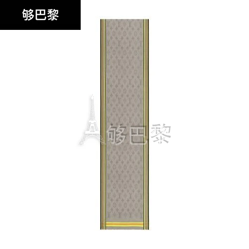 商品Louis Vuitton|包邮包税【预售7天发货】 LV路易威登 男士 围巾 Monogram Fluo Frame 长围巾  MP2165 LVUG7276YEL,价格¥4807,第3张图片详细描述