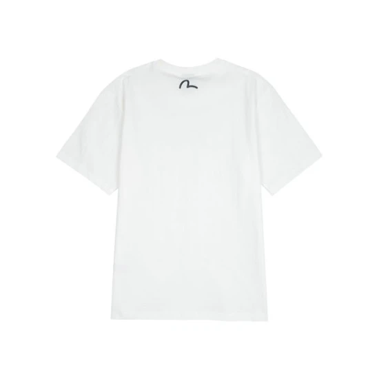 商品Evisu|【享贝家】（国内现货-QD） Evisu 福神 圆领宽松休闲短袖T恤 男女同款 白色 EU5UTS907OW,价格¥104,第2张图片详细描述