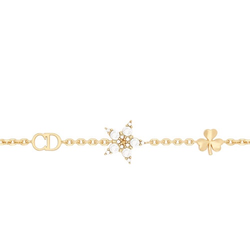 商品Dior|【现货】迪奥  Clair D Lune金属水晶双层手链 B1039CDLCY_D301,价格¥4298,第6张图片详细描述