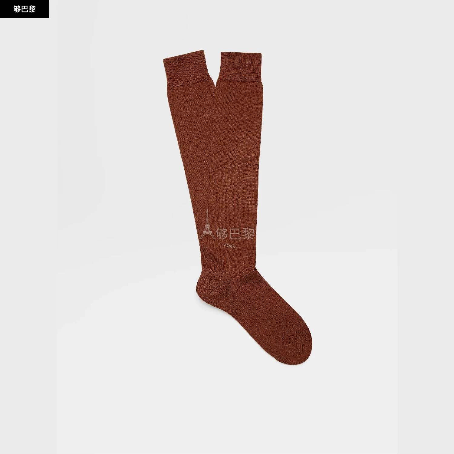 商品Zegna|【预售】 杰尼亚 24秋冬 男士 袜子 VICUNA EVERYDAY TRIPLE X MID CALF SOCKS N5V40-526-222,价格¥399,第3张图片详细描述