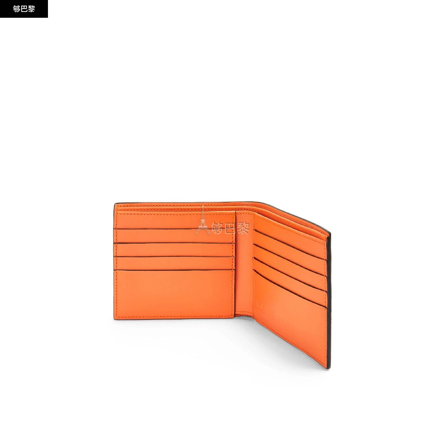 商品Loewe|包邮包税【预售7天发货】 LOEWE罗意威 23秋冬 男士 零钱包 Signature bifold wallet in calfskin C314302X01-4158,价格¥3564,第6张图片详细描述
