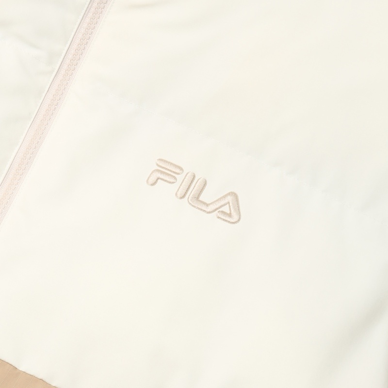 商品Fila|【享贝家】（国内发货）FILA 斐乐拼色羽绒夹克休闲羽绒服3款 男女同款 黑白拼色/米白拼色/藏蓝黑拼色 FS2DJD4104X G-LY,价格¥528,第20张图片详细描述