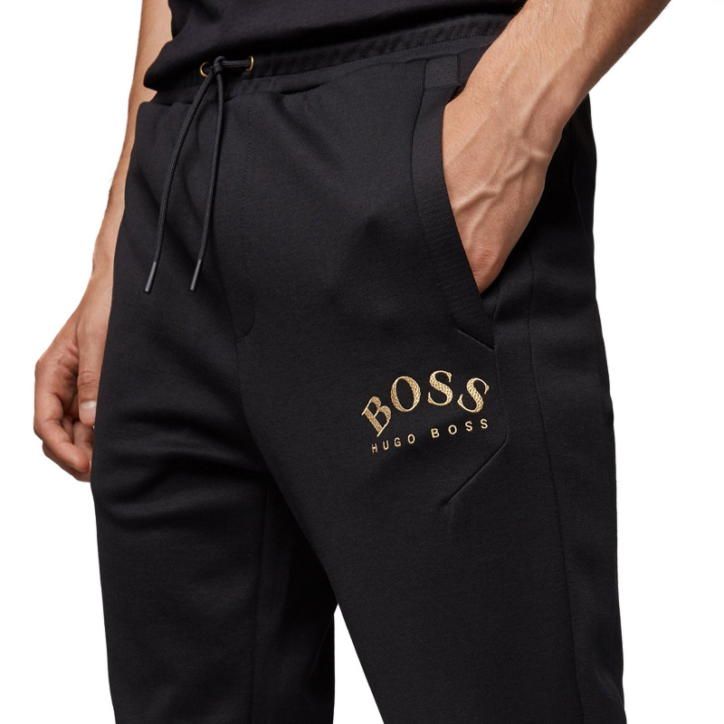 商品Hugo Boss|Hugo Boss 雨果博斯 黑色棉男士运动裤 Hadim-Win-50418952-006,价格¥732,第4张图片详细描述