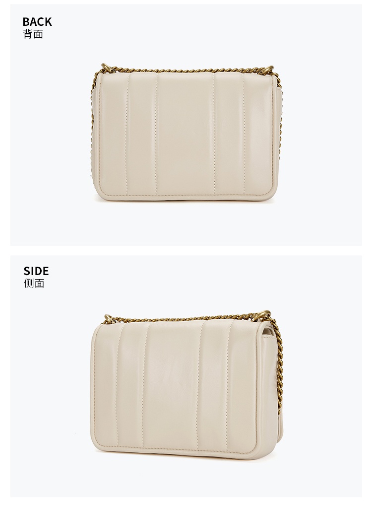 商品[国内直发] Tory Burch|托里·伯奇TORY BURCH 女士皮质链条包单肩斜挎包 87244,价格¥3211,第3张图片详细描述