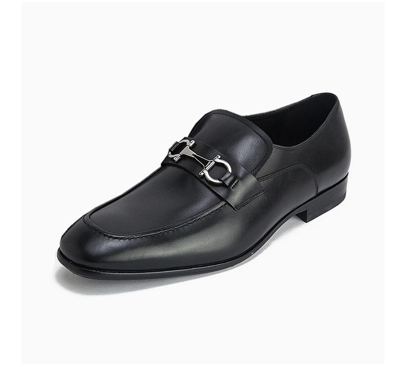 商品Salvatore Ferragamo|SALVATORE FERRAGAMO 黑色男士系带正装鞋 0618471,价格¥3417,第5张图片详细描述