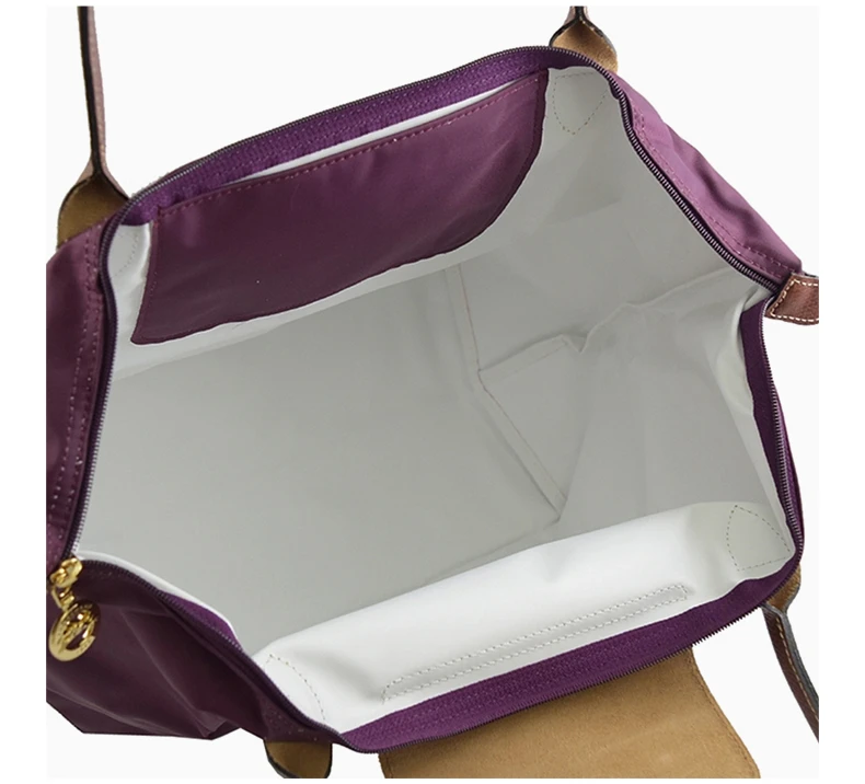 商品Longchamp|LONGCHAMP 女士紫红色尼龙手提包 1899089P09,价格¥537,第8张图片详细描述