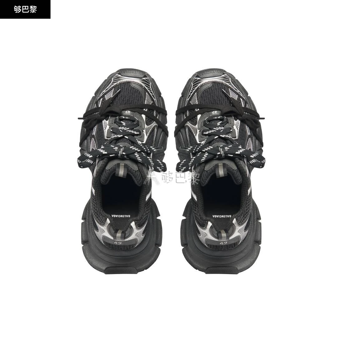 商品Balenciaga|【预售】 巴黎世家 25春夏 男士 休闲运动鞋 3XL 男士运动鞋 734734W3XL11090 ,价格¥9207,第3张图片详细描述
