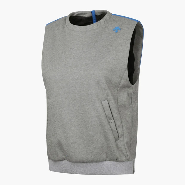 商品【预售商品15天发货】 DESCENTE|高尔夫系列女性拼接羽绒背心展现时尚魅力 DO32WFCV91-MLGG,价格¥1208,第10张图片详细描述