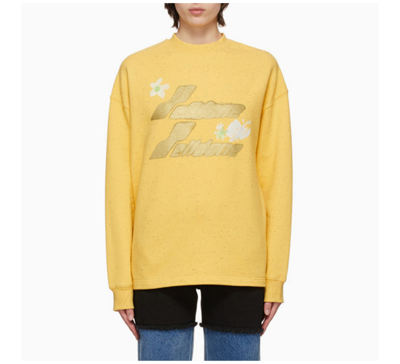 商品We11done|We11done 女士黄色logo套头卫衣 WD-TT0-21-727-U-YE,价格¥1267,第8张图片详细描述