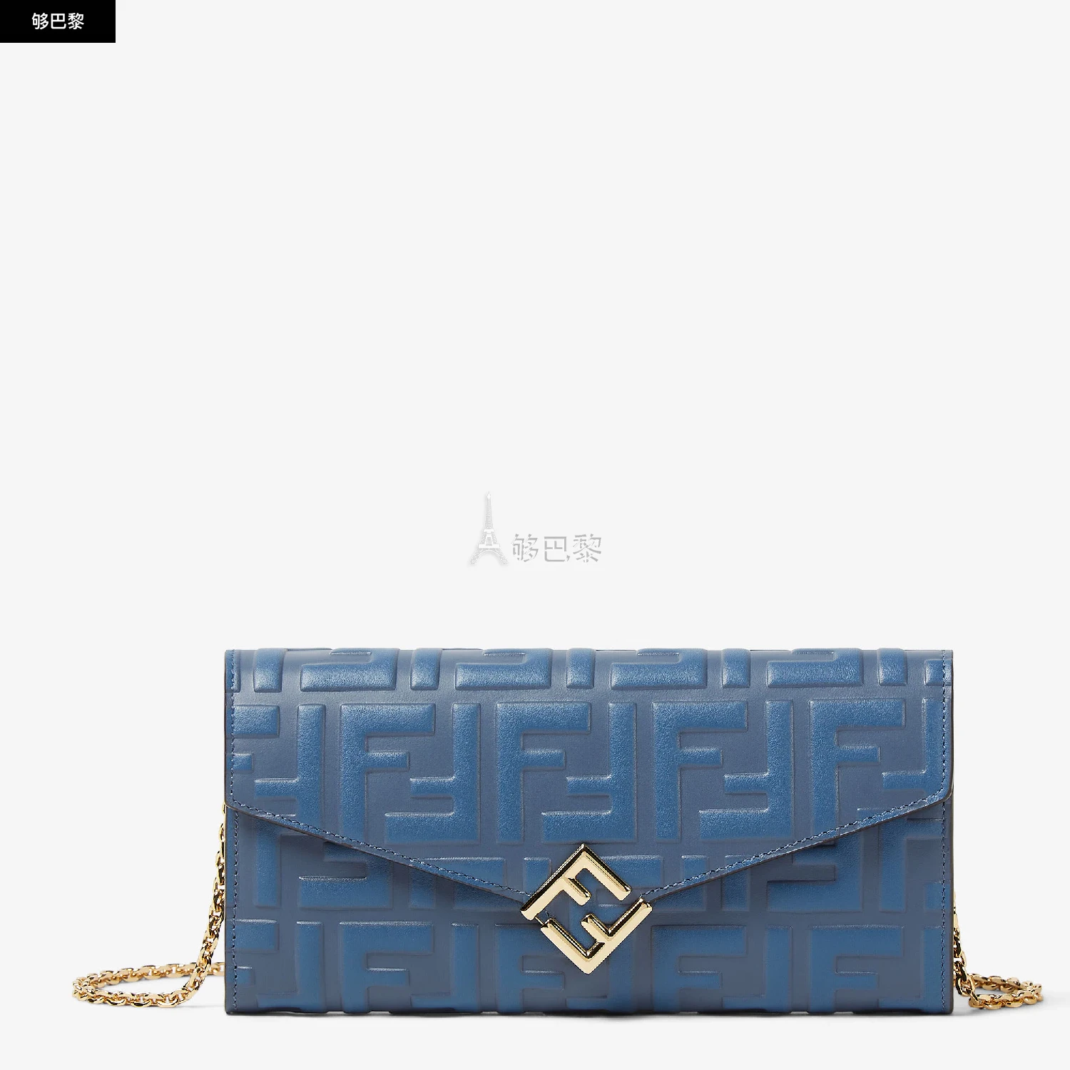 商品Fendi|【预售】 芬迪 25春夏 女士 单肩包 FF Diamonds Continental With Chain 8M0365AS42F1SXT ,价格¥6748,第2张图片详细描述