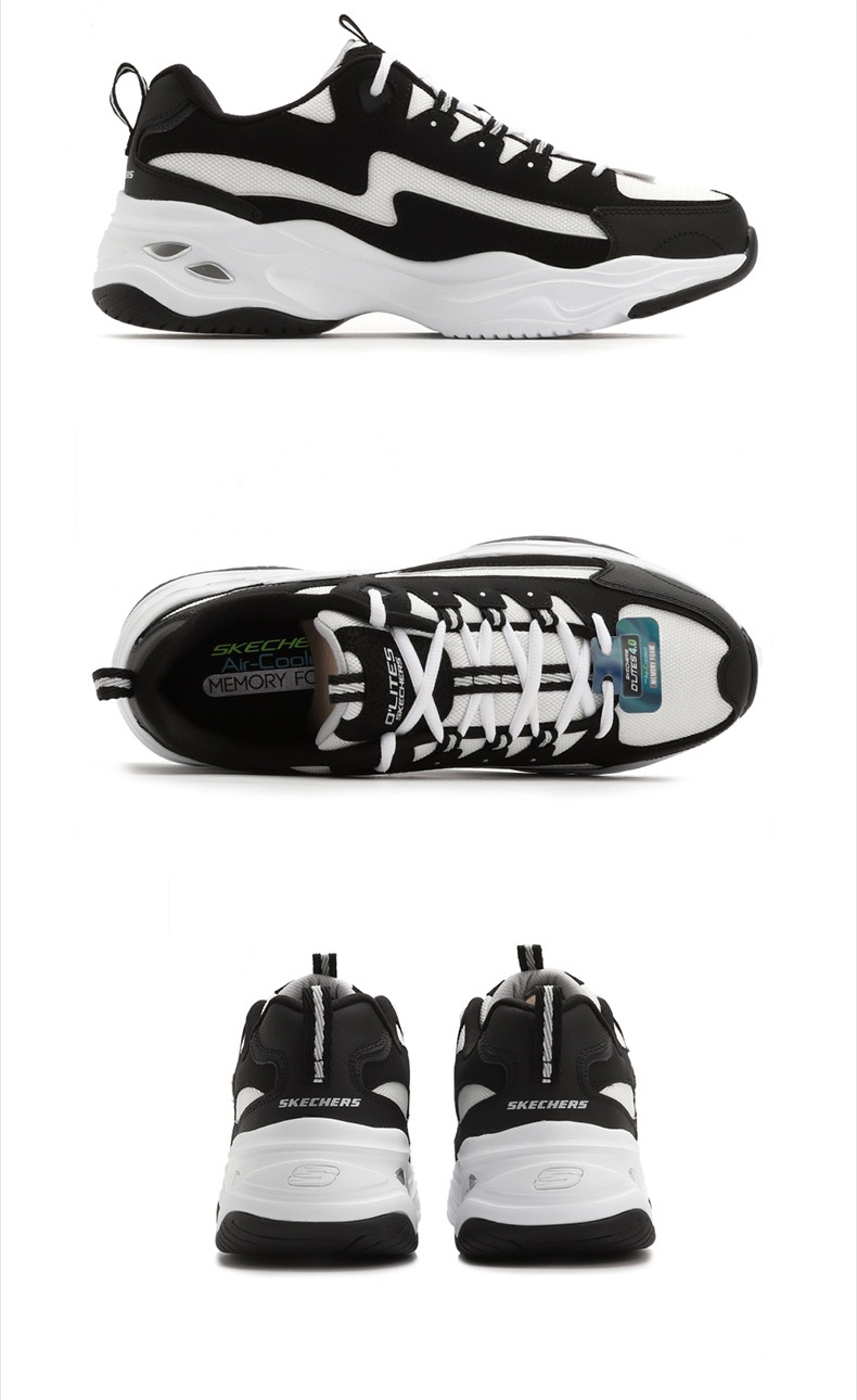 商品[国内直发] SKECHERS|熊猫鞋 D'LITES 4.0男士运动休闲鞋 老爹鞋,价格¥429,第6张图片详细描述