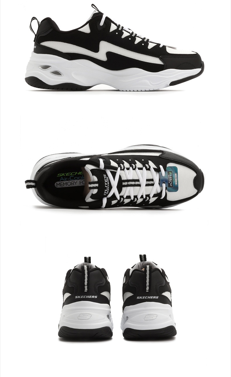 商品[国内直发] SKECHERS|熊猫鞋 D'LITES 4.0男士运动休闲鞋 老爹鞋,价格¥432,第6张图片详细描述