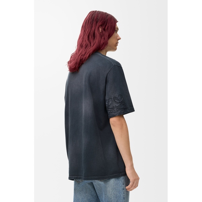 商品Loewe|LOEWE/罗意威 男士黑色棉短袖T恤,价格¥4195,第3张图片详细描述