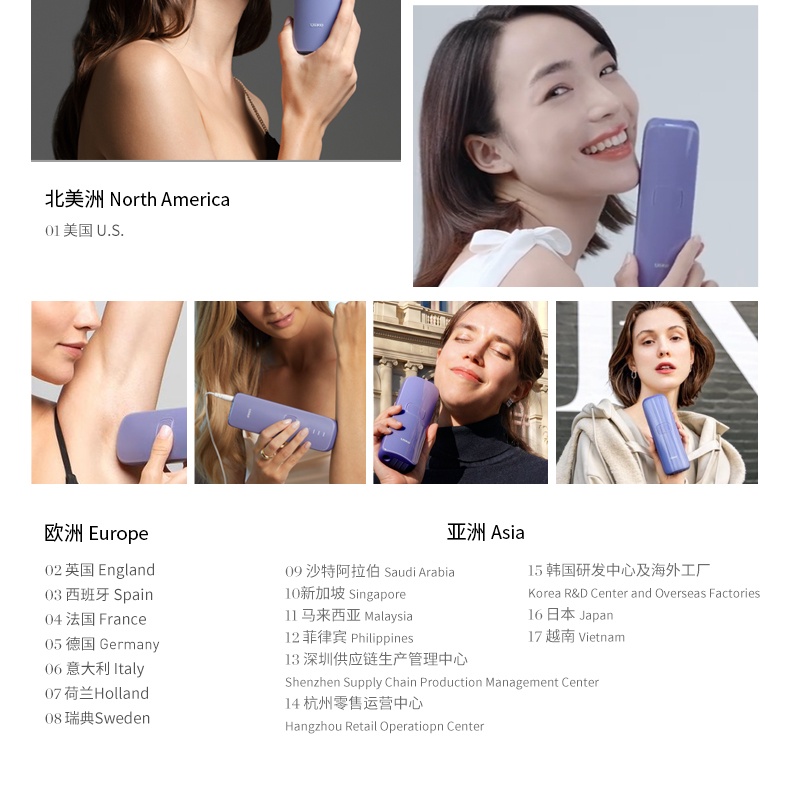 商品Ulike|【国行正品 国内直发】Ulike蓝宝石冰点脱毛仪Air3唇部家用医用持久海茶色,价格¥2645,第22张图片详细描述