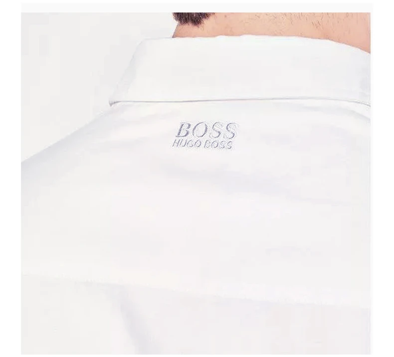 商品Hugo Boss|HUGO BOSS 白色男士衬衫 BEAVIZ-R-50427553-100,价格¥889,第8张图片详细描述