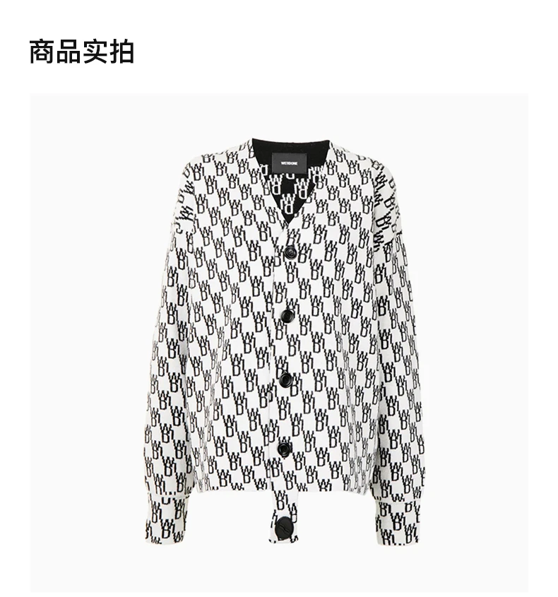 商品We11done|WE11DONE 象牙白女士针织衫/毛衣 WD-KC9-20-184-U-IV,价格¥2593,第4张图片详细描述