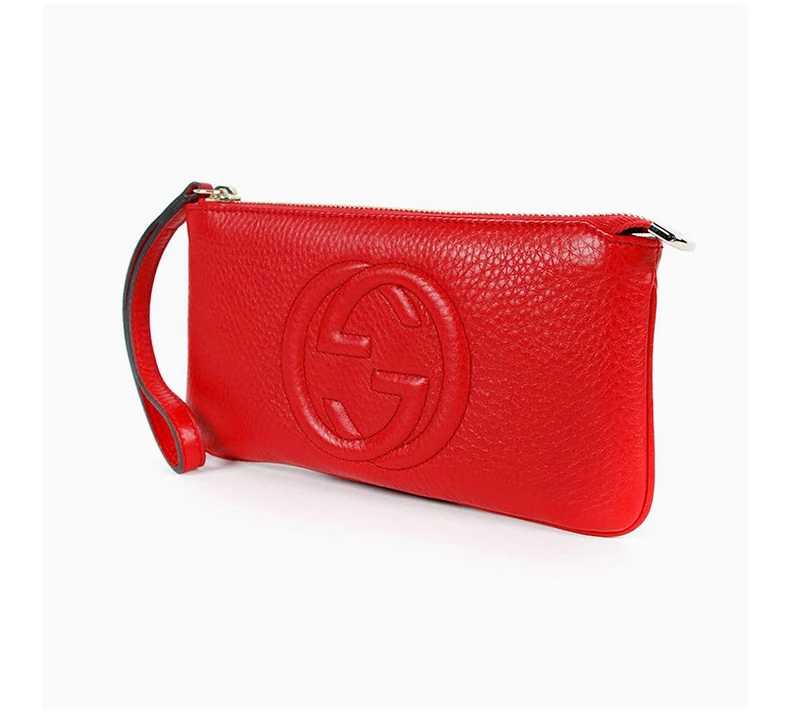 商品Gucci|GUCCI 红色女士手拿包 295840-A7M0G-6523,价格¥2514,第5张图片详细描述