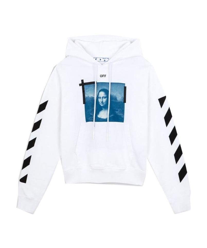 商品Off-White|男白棉质连帽套头卫衣 OMBB037R21FLE001-0110X（澳门仓发货）,价格¥2947,第4张图片详细描述