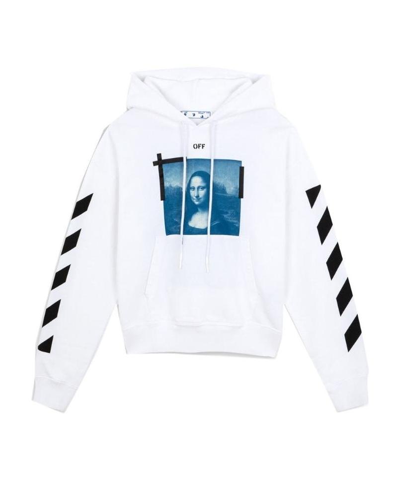 商品Off-White|男白棉质连帽套头卫衣 OMBB037R21FLE001-0110X（澳门仓发货）,价格¥2981,第4张图片详细描述