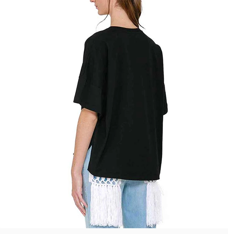 商品Loewe|LOEWE罗意威黑色棉质女士T恤 S540333XAT-1100,价格¥1762,第5张图片详细描述