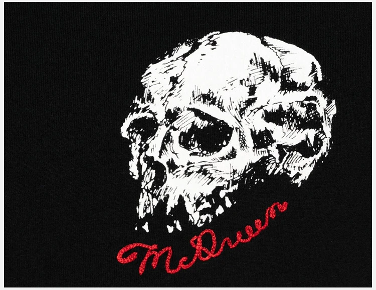 商品Alexander McQueen|ALEXANDER MCQUEEN 黑色男士T恤 550458-QMZ57-0901,价格¥1413,第7张图片详细描述