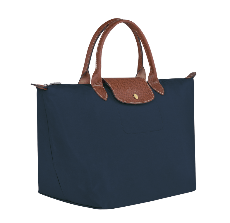 商品[国内直发] Longchamp|珑骧 LONGCHAMP 女士LE PLIAGE系列小号黑色织物短柄可折叠手提包饺子包 L1623 089,价格¥1111,第8张图片详细描述