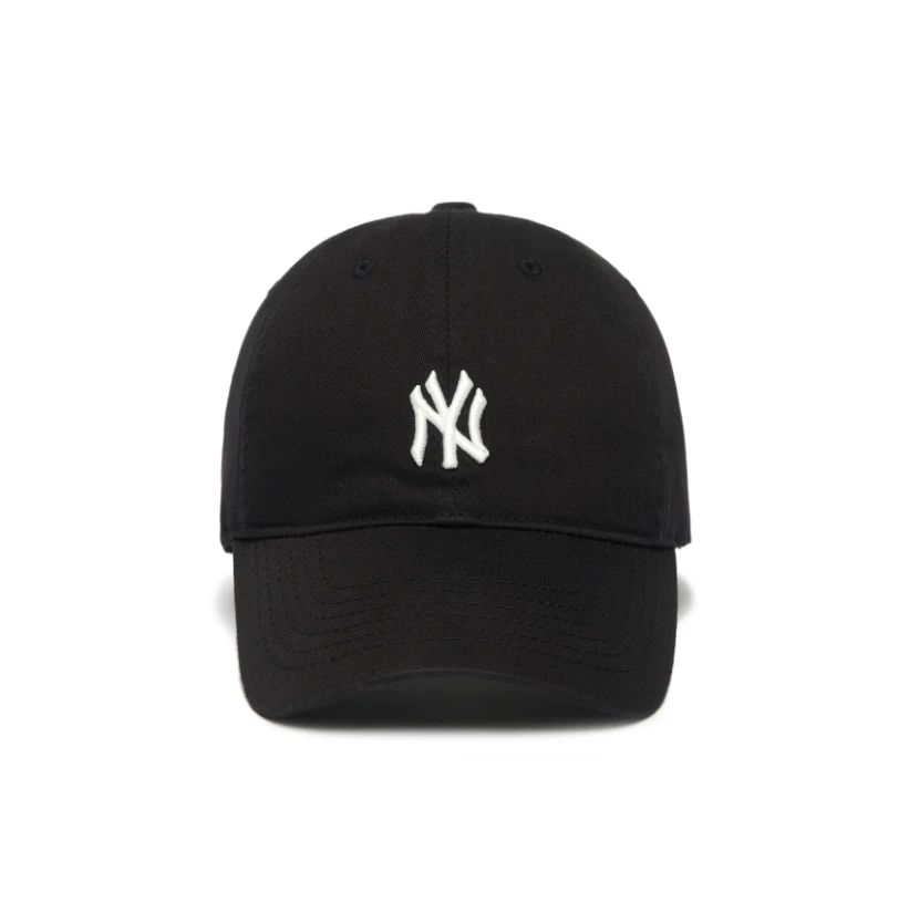 商品MLB|【享贝家】ZY- MLB 美联棒黑色白NY小标棒球帽 男女同款 黑色 3ACP7701NK0030-50BKS,价格¥183,第3张图片详细描述