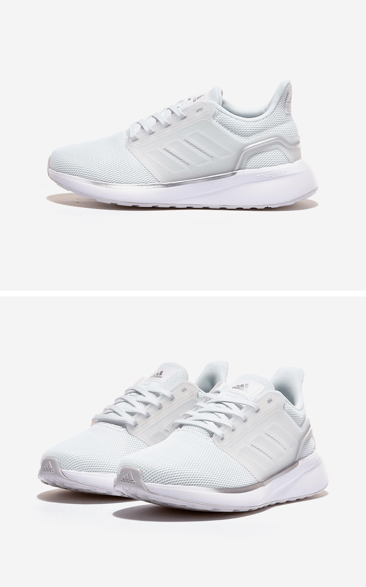商品Adidas|【韩国直邮|包邮包税】阿迪达斯 EQ19 RUN 女生  训练运动鞋 跑步鞋  H68092 FTWWHT/FTWWHT/SILVMT,价格¥281,第2张图片详细描述