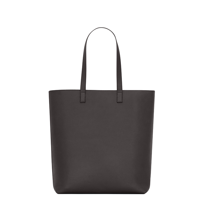 商品Yves Saint Laurent|SAINT LAURENT PARIS/圣罗兰 YSL 22春夏新款BOLD系列 男士灰白色粒面皮革配可拆卸小袋单肩手提购物包,价格¥10329,第4张图片详细描述
