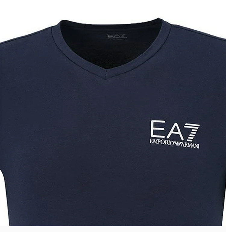 商品Emporio Armani|Emporio Armani 安普里奥 阿玛尼 男士海军蓝色短袖T恤 3ZPT53-PJ03Z-1554,价格¥354,第10张图片详细描述