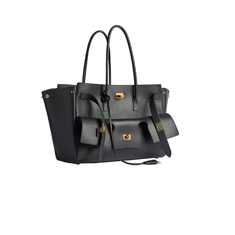 商品Balenciaga|巴黎世家 24新款女士中号黑色小牛皮手提包 8054812ABAV1000,价格¥34579,第5张图片详细描述