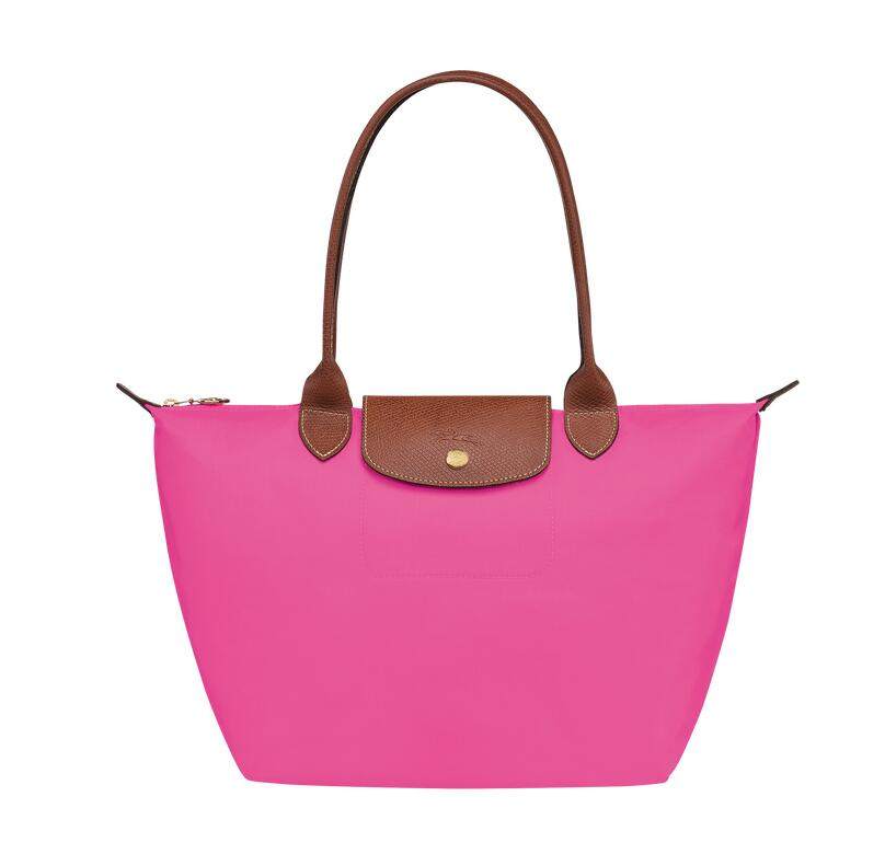 商品[国内直发] Longchamp|珑骧饺子包女士LE PLIAGEL2605 089织物小号长柄可折叠手提包购物袋长柄单肩包马卡龙色,价格¥900,第9张图片详细描述