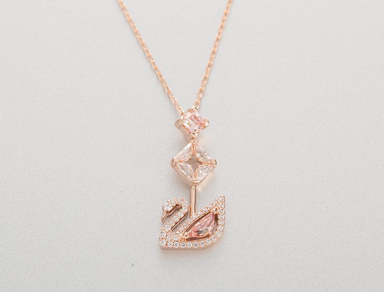 商品Swarovski|SWAROVSKI 施华洛世奇 耀眼的天鹅 DAZZLING SWAN 项链女   5473024,价格¥668,第5张图片详细描述