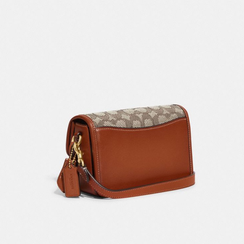 商品Coach|蔻驰女士搭扣开合翻盖单肩斜挎包小号（香港仓发货）,价格¥2213,第10张图片详细描述