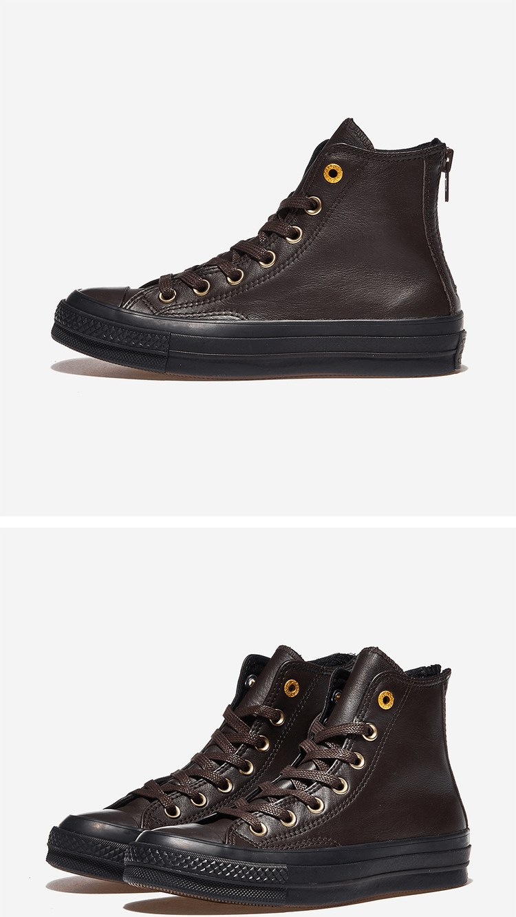 商品Converse|【Brilliant|包邮包税】匡威 CHUCK 70 BACK ZIP HI 休闲鞋 运动鞋  A02110C VELVET BROWN,价格¥753,第2张图片详细描述