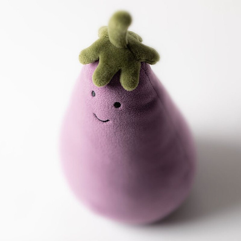 商品Jellycat|Jellycat 紫色涤纶活泼的蔬菜茄子大玩偶,价格¥496,第2张图片详细描述