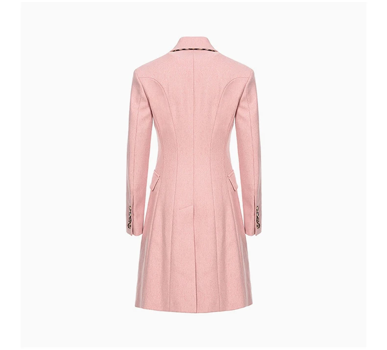商品[国内直发] Burberry|BURBERRY 博柏利 双排扣羊毛量裁大衣 8004691,价格¥7034,第5张图片详细描述