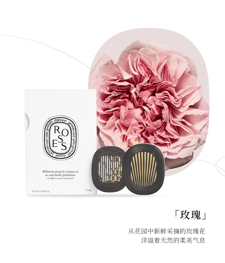 商品Diptyque|Diptyque蒂普提克全系列套装 车载扩香器2.1g 可开关,价格¥770,第2张图片详细描述