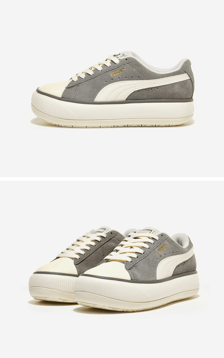 商品Puma|【韩国直邮|包邮包税】彪马Suede Mayu TC  运动鞋 SNEAKERS  PKI38523404 Steel Gray-Ivory Glow,价格¥336,第2张图片详细描述