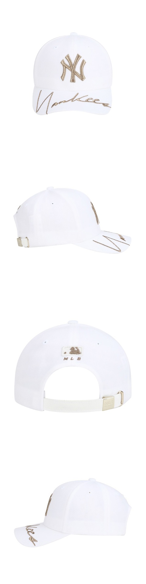 商品MLB|MLB 帽檐艺术字母可调节棒球帽 32CPIK-50I-F,价格¥180,第6张图片详细描述