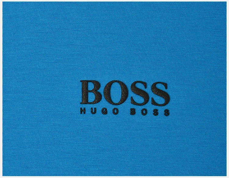 商品Hugo Boss|Hugo Boss 雨果博斯 男士宝蓝色纯色款棉质短袖T恤 TEE-181-6415-489,价格¥460,第6张图片详细描述